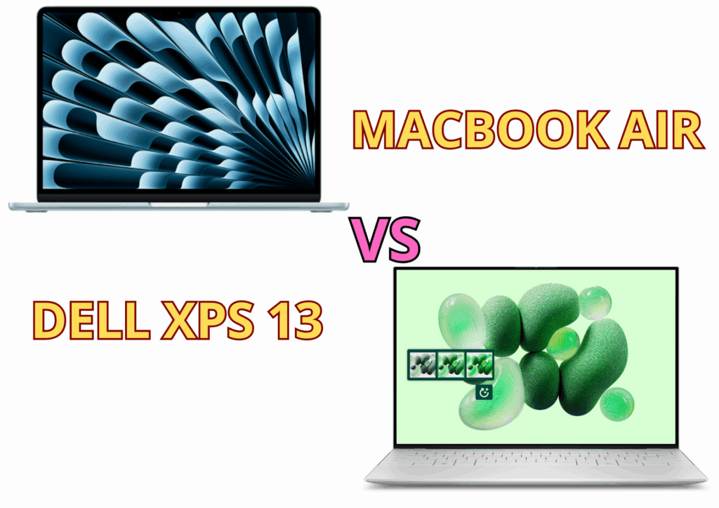 MacBook et Dell XPS 13